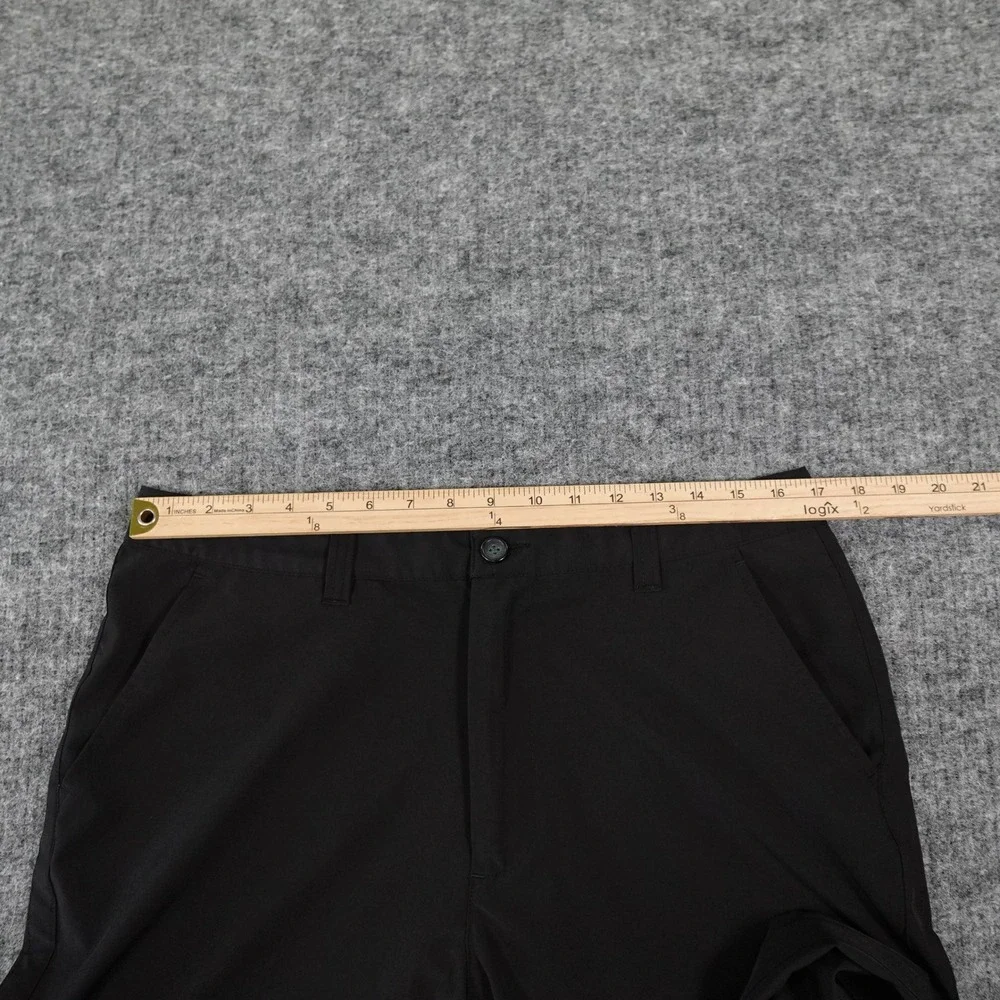 TravisMathew Dress‎ Pants Men's 34 Black Polyester Spandex Golf Casual Stretch